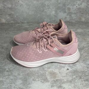 Puma Kids Pink Mesh Sneakers